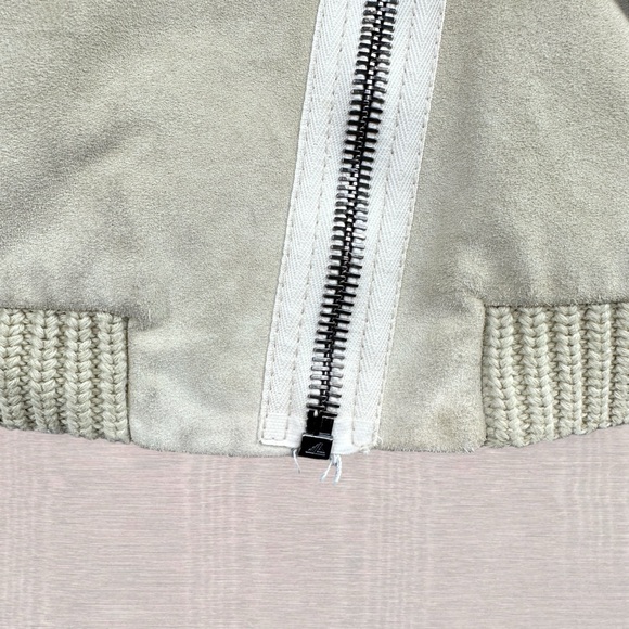 3.1 Phillip Lim Ecru Suede Moto Jacket - Picture 10 of 16